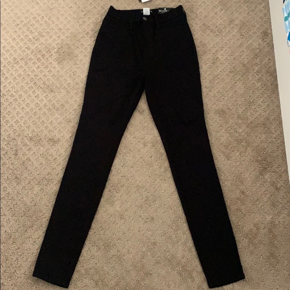 brand new fashion nova black skinny jeans!